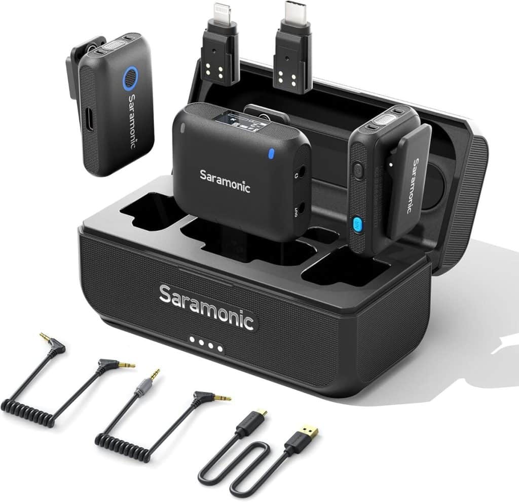 Test du micro Saramonic Blink500B2+ : cravate sans fil 300m pour iPhone et Android