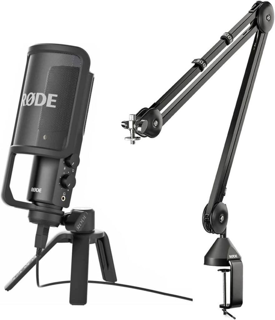 Test du microphone Rode NT-USB avec perche PSA-1