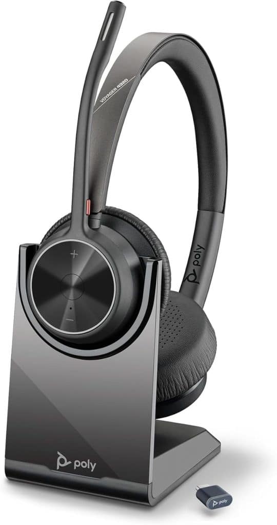Test : micro-casque sans fil Poly Voyager 4320 UC avec Bluetooth et perche antibruit