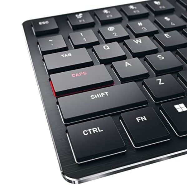 Découvrez un clavier mécanique sans fil exceptionnel avec le Cherry KW X ULP. Ultra slim, performant et esthétiquement élégant, il répond à tous vos besoins technologiques.