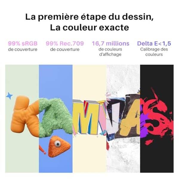 Explorez la huion kamvas 13 gen3 : une tablette graphique innovante alliant performance et créativité pour les artistes et designers exigeants