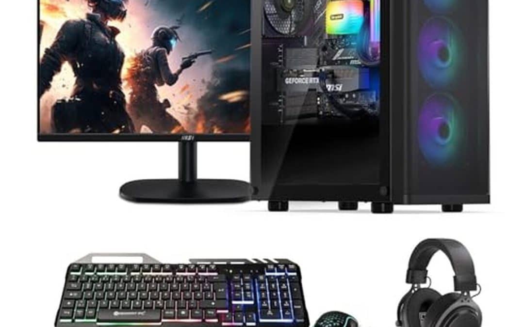 Test : pC de jeu Ryzen 3 3200G complet avec moniteur et accessoires