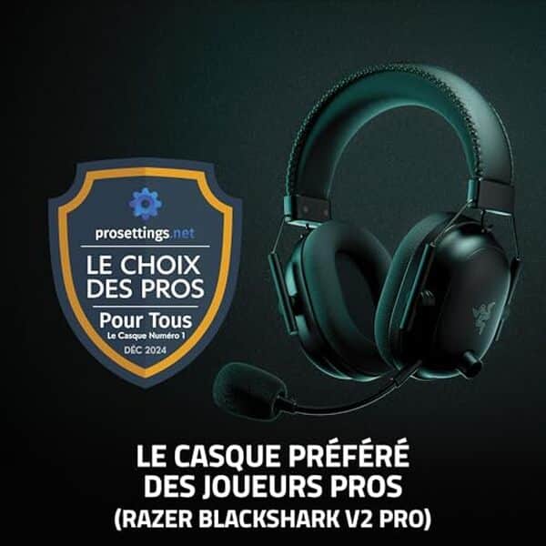 Découvrez notre test du casque Razer BlackShark V2 Pro 2026, reconnu pour sa performance audio ultime. Idéal pour les gamers et audiophiles en quête d'une expérience sonore immersive et de qualité.