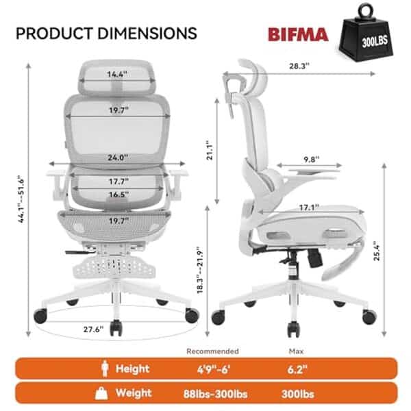 Découvrez le test complet de la chaise ergonomique SIHOO B100-JT : analyse du confort, du support et des caractéristiques pour une posture idéale au quotidien