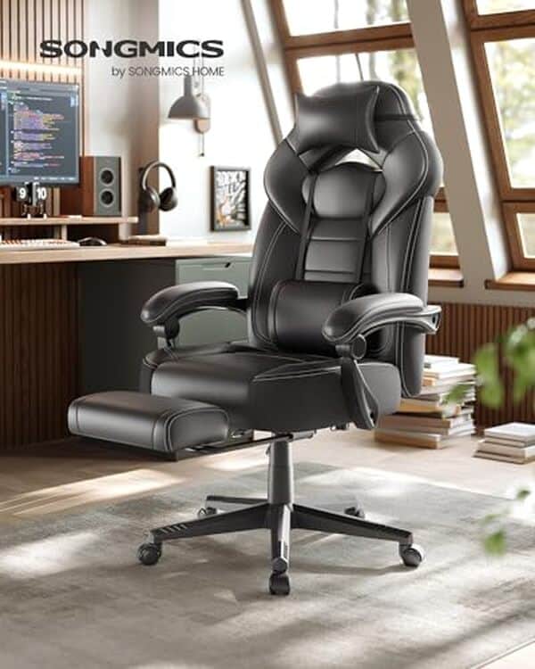 Découvrez notre analyse détaillée de la chaise de jeu Songmics ergonomique noire avec repose-pieds. Confort optimal, design élégant et fonctionnalités innovantes pour des sessions de gaming inoubliables.