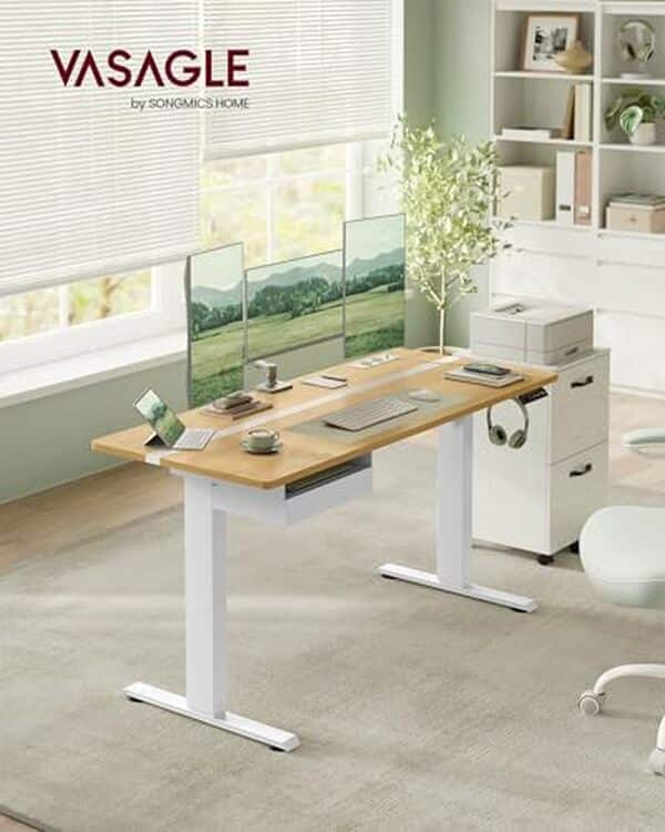 Découvrez notre avis complet sur le bureau électrique réglable vasagle LSD114N01. Ergonomie, design, performances : tout ce que vous devez savoir avant de l'acheter.