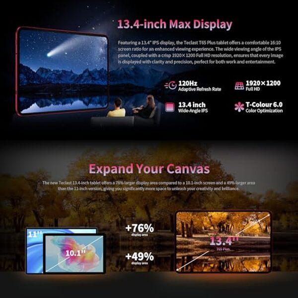 Découvrez notre test complet de la tablette Teclast T65 Plus avec son écran 120Hz. Performances gaming, caractéristiques techniques et avis détaillé pour bien choisir. 