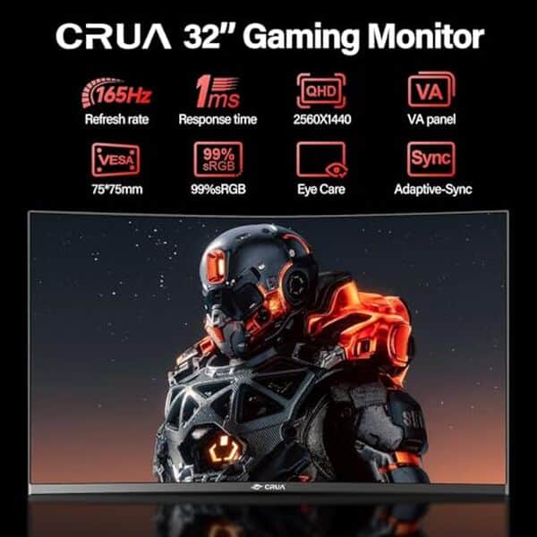 Découvrez notre test complet de l'écran gaming CRUA incurvé 32 pouces 165Hz : performances, qualité d'image et verdict final pour les gamers exigeants. 