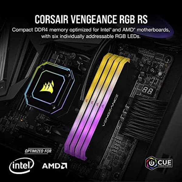 Découvrez notre test détaillé de la mémoire Corsair Vengeance RGB RS 32 Go DDR4 3200 MHz : performances, éclairage RGB et rapport qualité-prix analysés. 