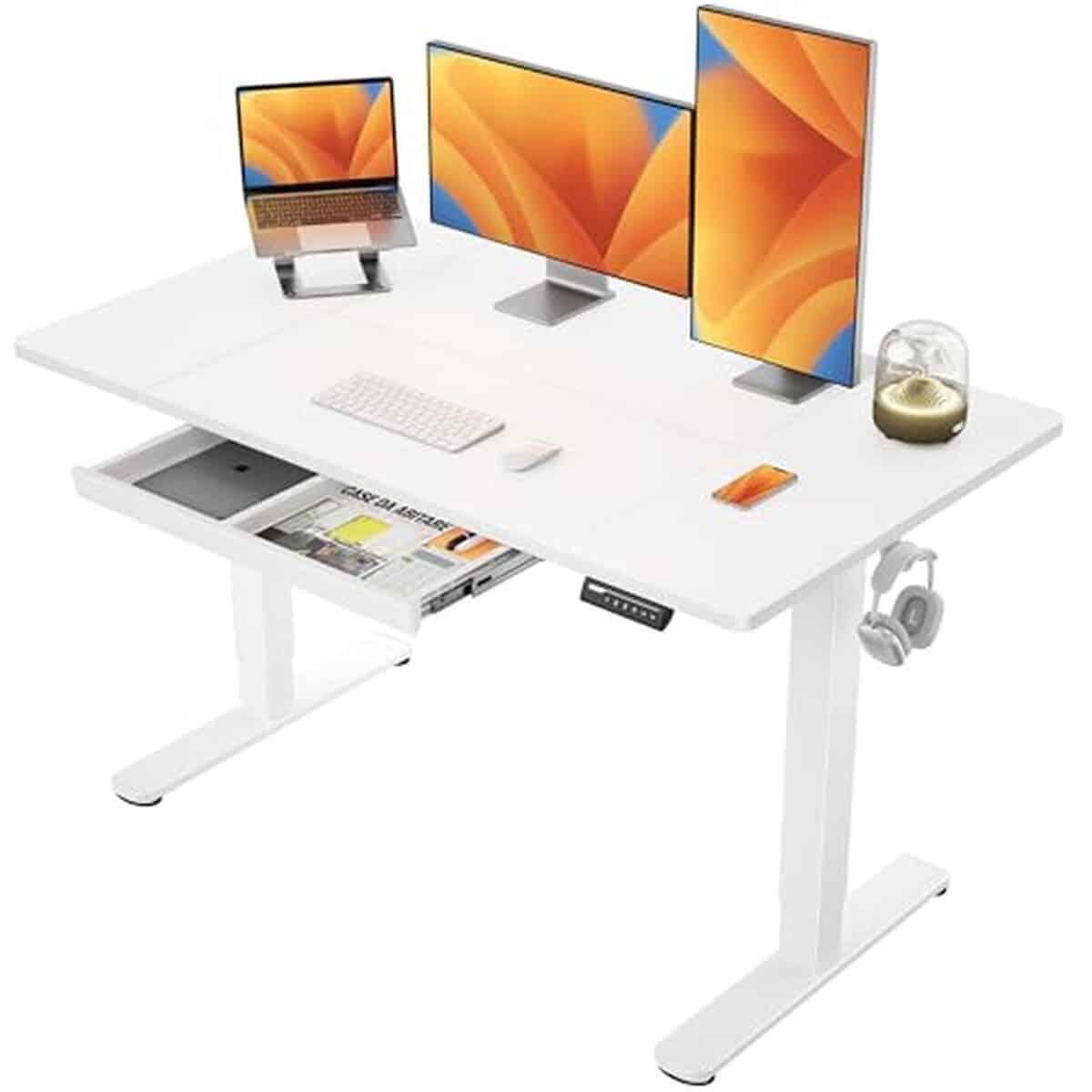 Test : bureau électrique ErGear ajustable 140 x 80 cm