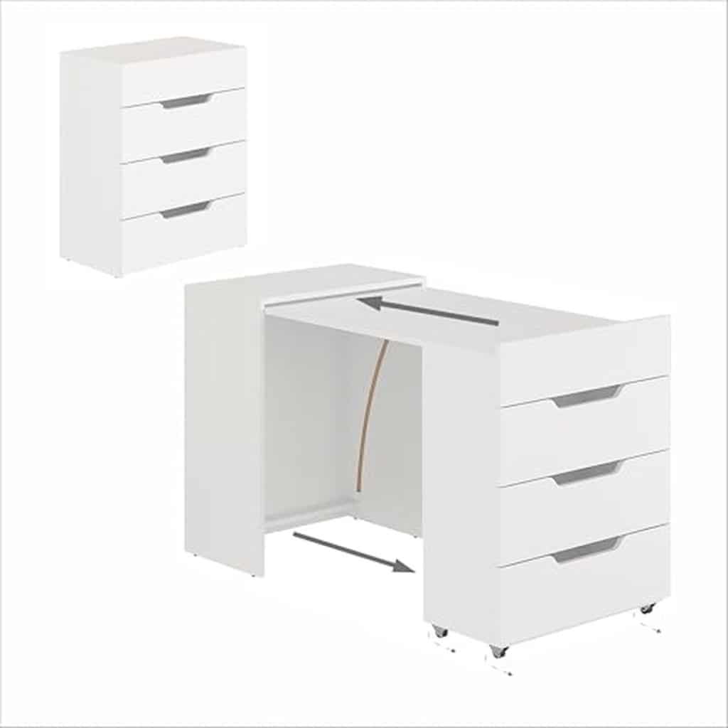 Test du bureau pliable Komto Foldy : compact et astucieux