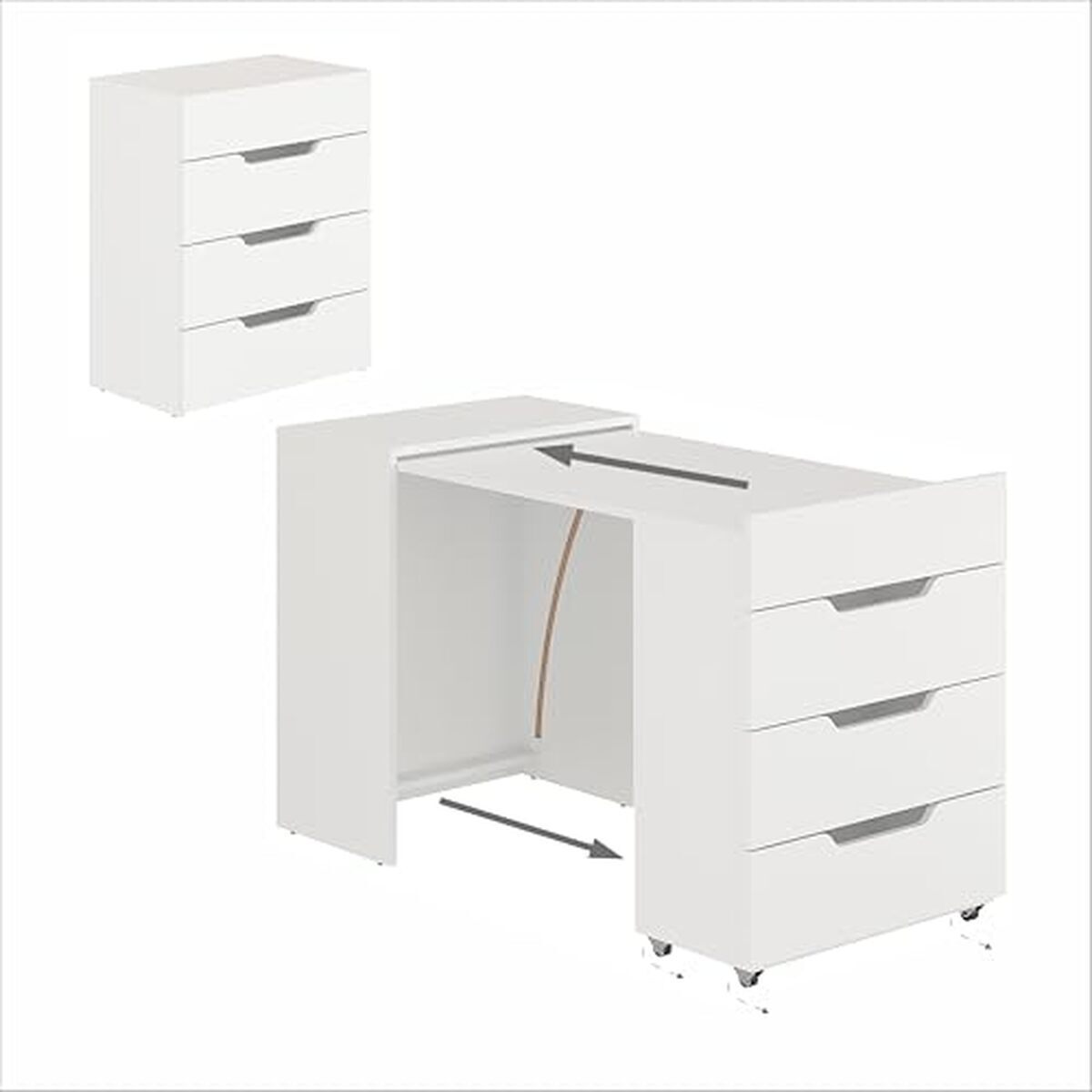 Test du bureau pliable Komto Foldy : compact et astucieux