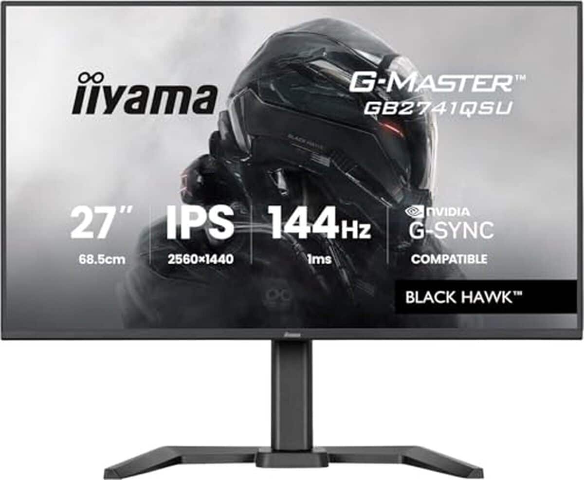 Test : écran iiyama g-master black hawk gb2741qsu-b1 qhd 144hz