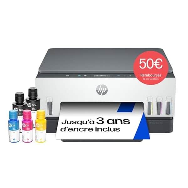 Découvrez notre test détaillé de l'imprimante HP Smart Tank 6005 : autonomie exceptionnelle, performance et qualité d'impression. Avis complet et conseils d'achat. 