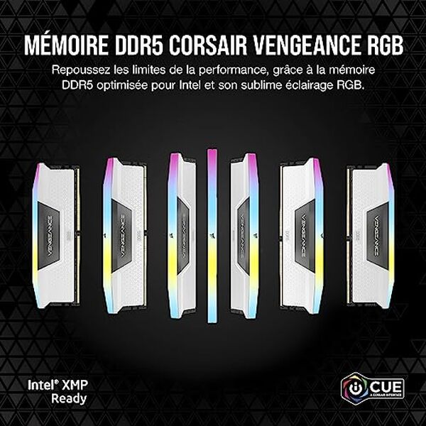 Découvrez notre test complet de la RAM Corsair Vengeance RGB DDR5 32GB à 6000MHz : performances, fiabilité et design pour votre PC gaming. 