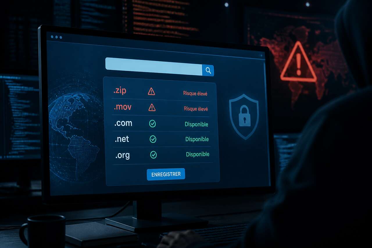 Noms de domaine .zip et .mov : menaces pour la cybersécurité ?