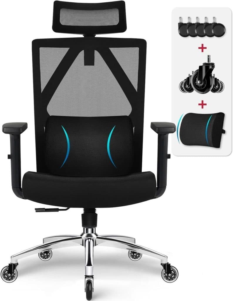 Test de la chaise de bureau ergonomique Daccormax 200kg