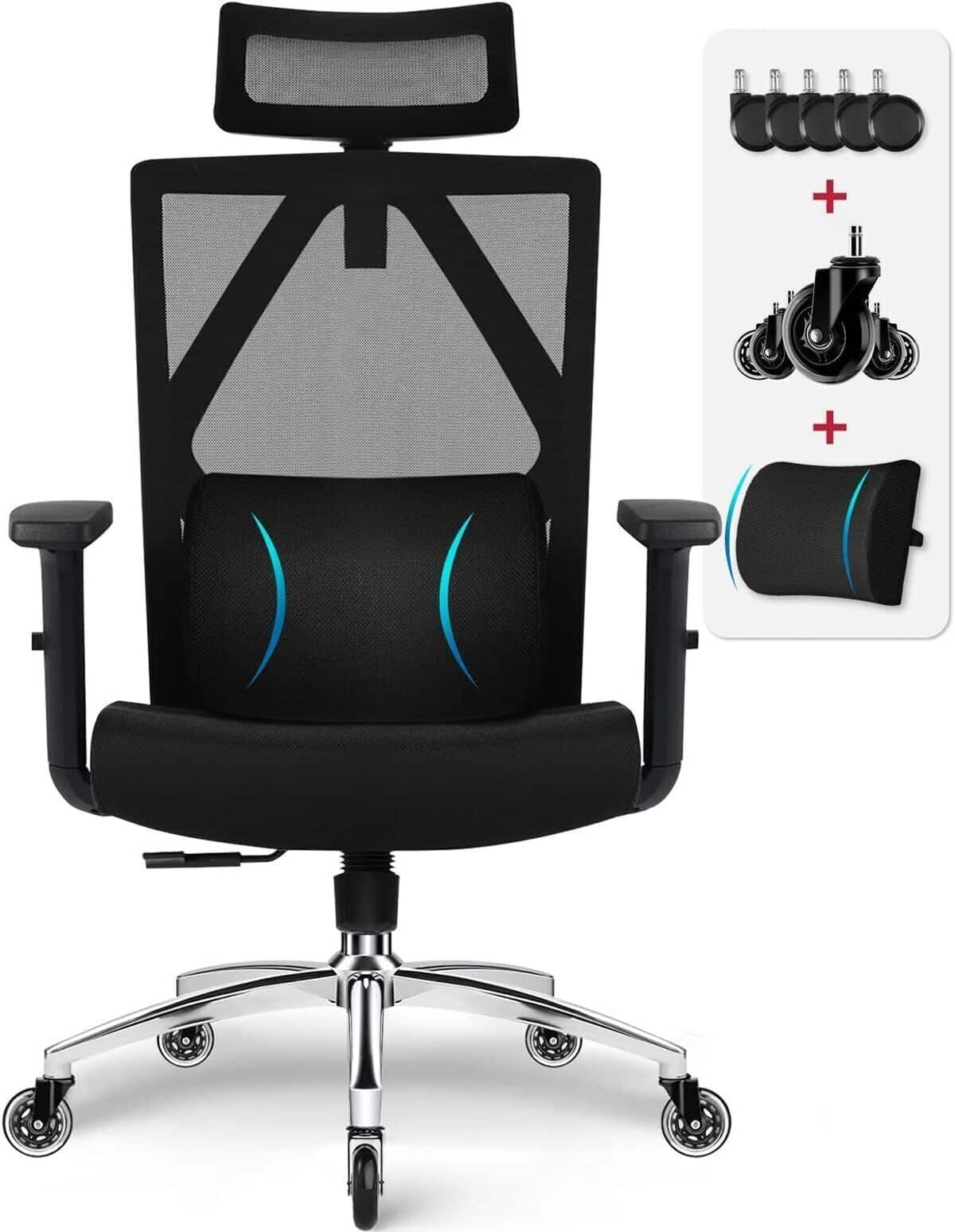 Test de la chaise de bureau ergonomique Daccormax 200kg