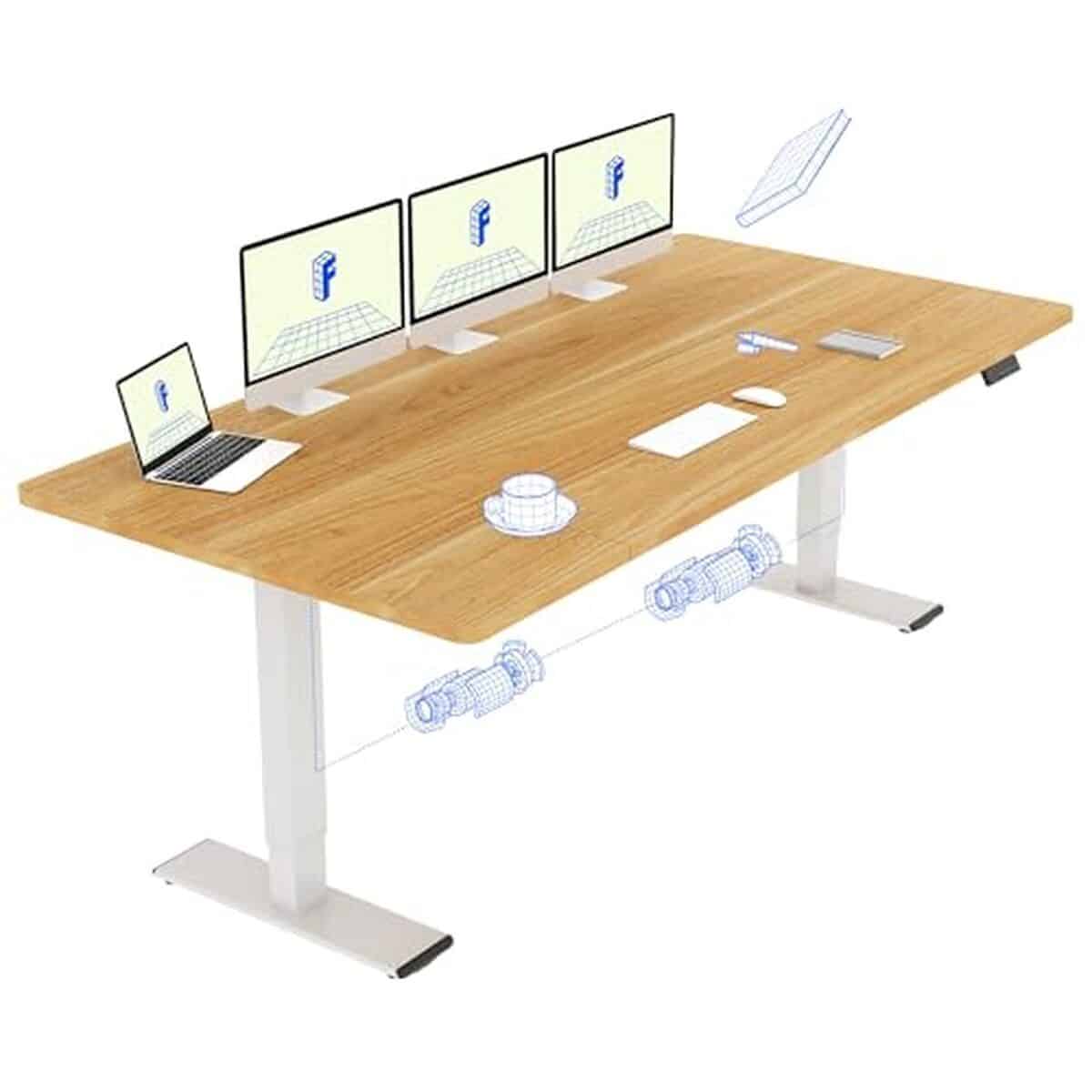 Test du bureau électrique Flexispot 2 moteurs 180 x 80 cm