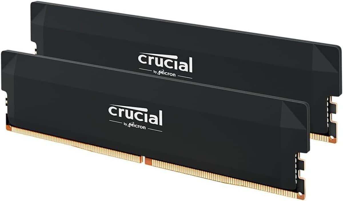 Test du kit crucial pro ram ddr5 32go 6000mhz pour gamers