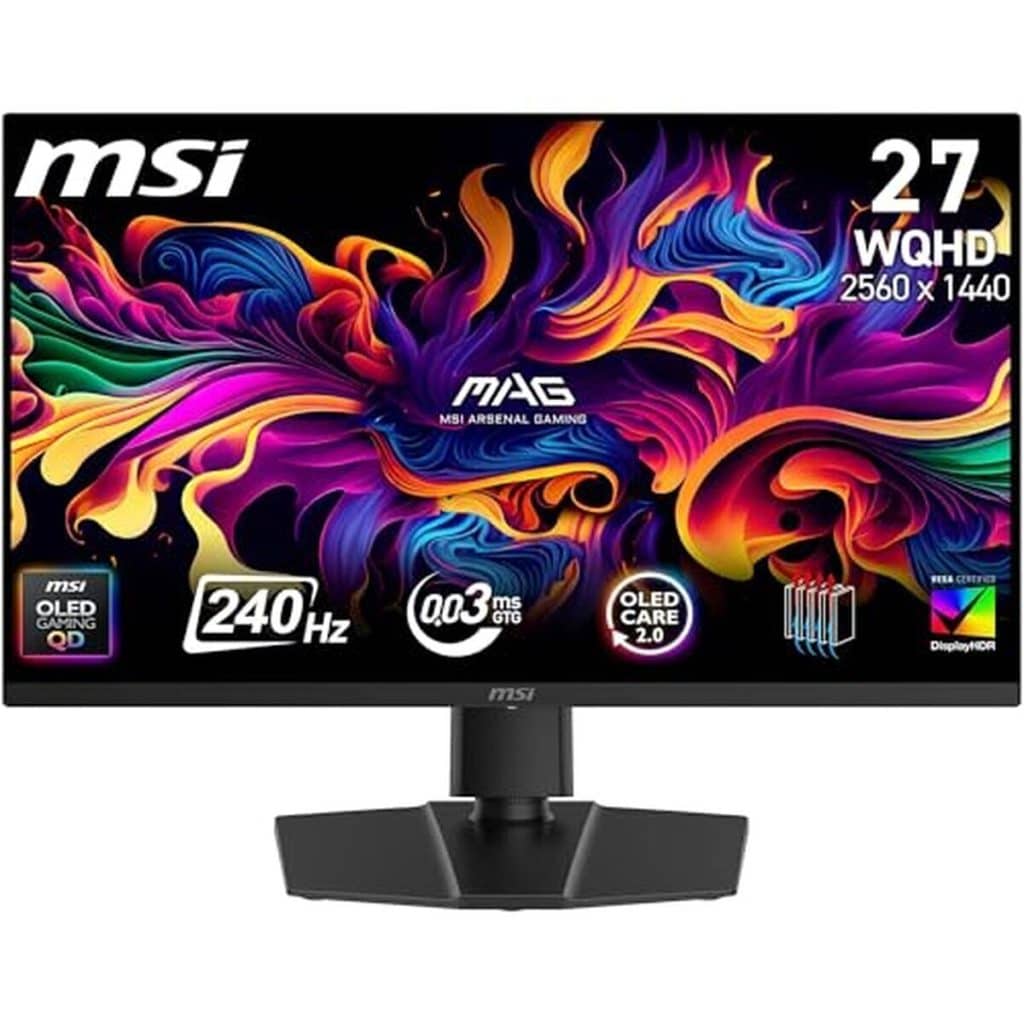 Test : écran gaming MSI MAG 273QP QD-OLED 26.5" WQHD 240Hz