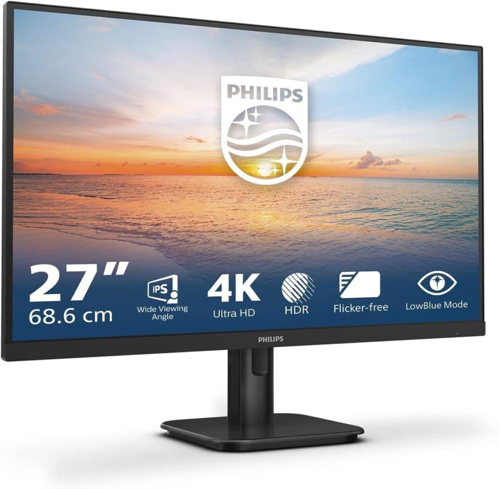 Test Philips 27E1N1800A : moniteur Ultra HD 27 pouces polyvalent