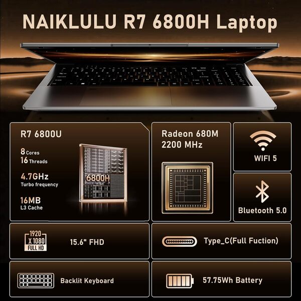 Découvrez notre test complet du Naiklulu 2025, le pc portable gaming puissant et performant idéal pour les joueurs exigeants. Caractéristiques, performances et avis détaillés. 