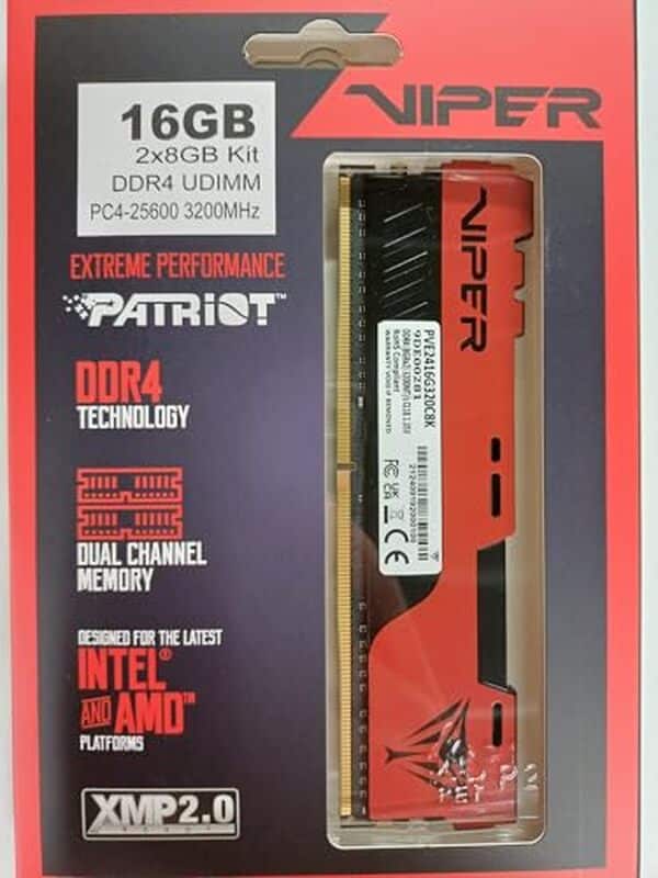 Test détaillé de la mémoire RAM Patriot Viper Elite II DDR4 3200 16 Go : découvrez ses performances, sa vitesse et son efficacité pour votre PC gamer et professionnel. 