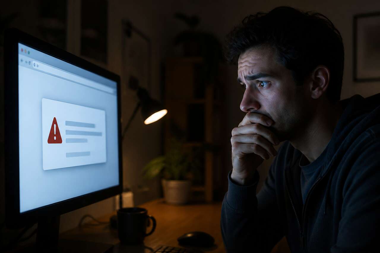 Attention : ce site peut endommager votre ordinateur