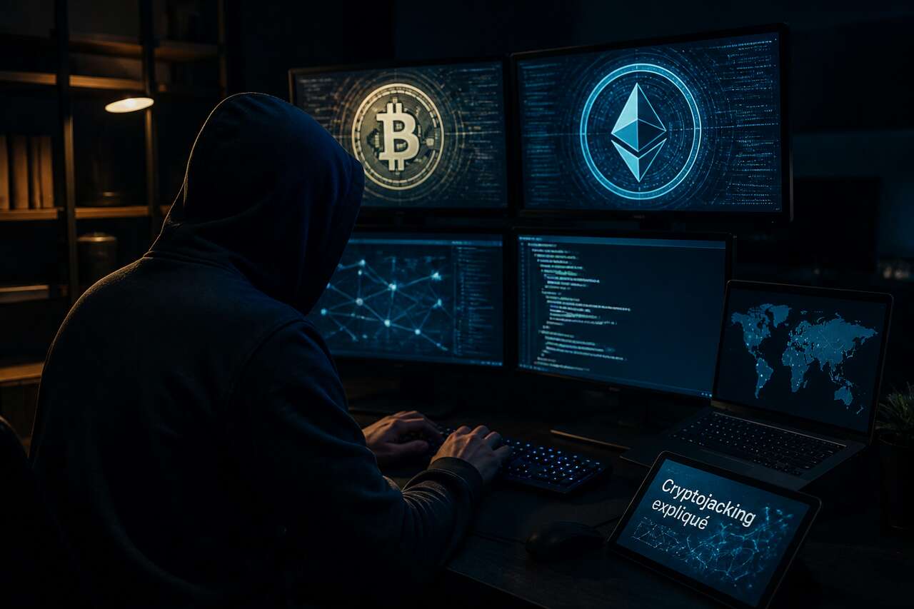 Cryptojacking: d&eacute;finition et principe