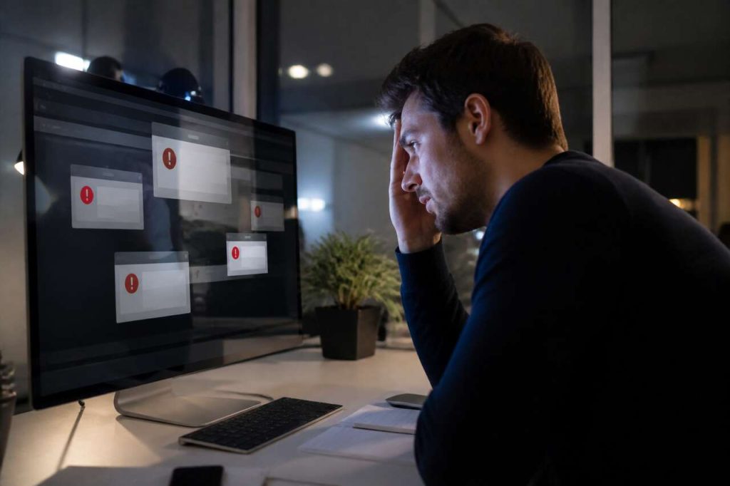 Impact des dysfonctionnements sur un site web