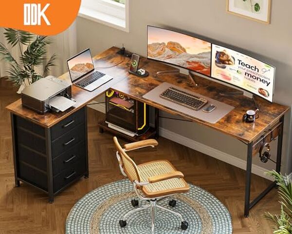 Découvrez notre test complet du bureau d'angle ODK : design, fonctionnalités, rangements et connectivité USB pour optimiser votre espace de travail. 
