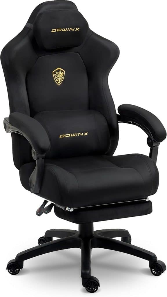 Test : chaise gaming ergonomique Dowinx avec coussin massant