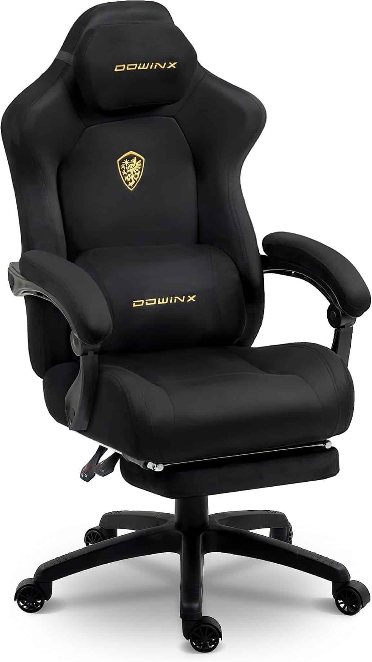 Test : chaise gaming ergonomique Dowinx avec coussin massant