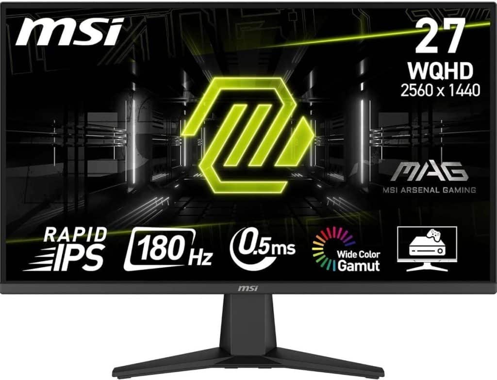 Test de l'écran gaming MSI MAG 275QF : performance et réactivité au top