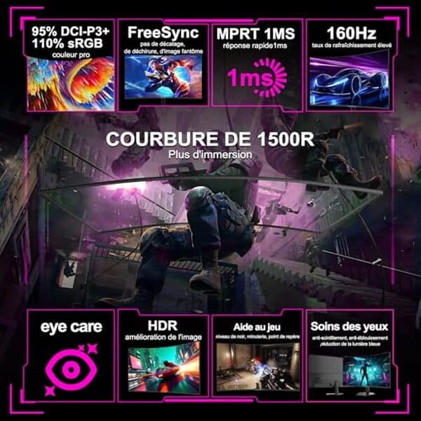 Découvrez notre test détaillé du Minifire MFG27C1L, écran gamer incurvé 27 pouces 160Hz. Performances, qualité d'image et ergonomie analysées pour les gamers. 