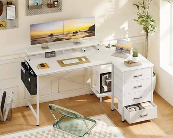 Découvrez notre test détaillé du bureau d'angle ODK équipé de prises USB et support d'écran intégré. Avis, caractéristiques et recommandations pour optimiser votre espace de travail. 