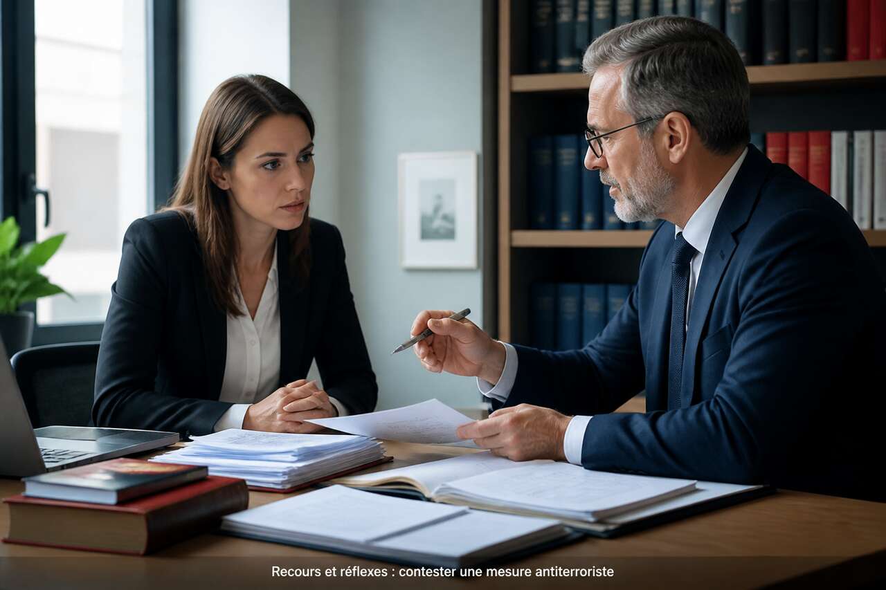 Recours et r&eacute;flexes: comment contester une mesure antiterroriste