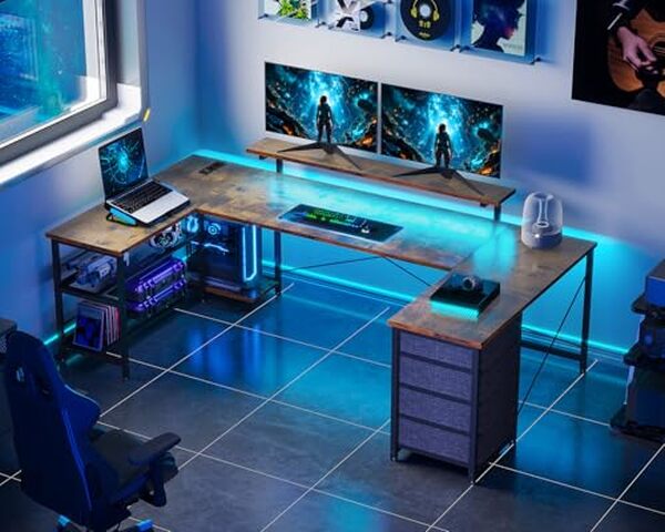 Découvrez notre test complet du bureau d'angle réversible ODK avec LED intégrée et multiprise. Caractéristiques, avantages et avis pour optimiser votre espace de travail. 