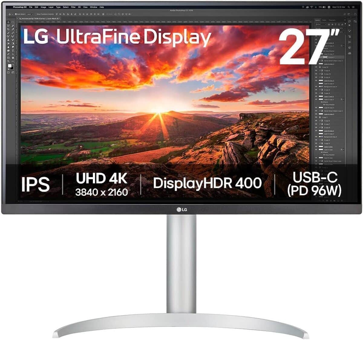 Test de l'écran LG Ultrafine 27UP850K-W : immersion 4K UHD