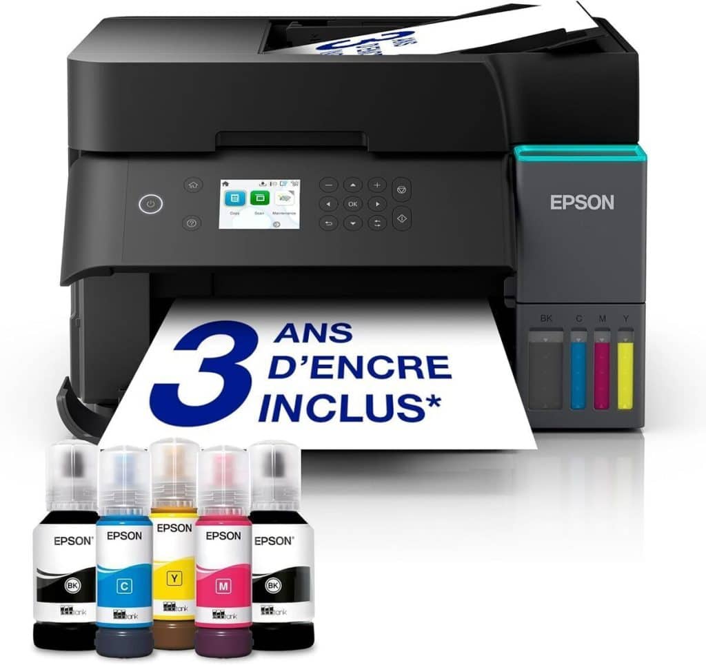 Test de l'imprimante Epson EcoTank ET-3950 : performance et autonomie assurées