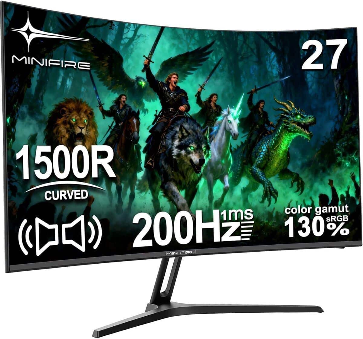 Test du moniteur gaming Minifire MFG27C1 : immersion maximale