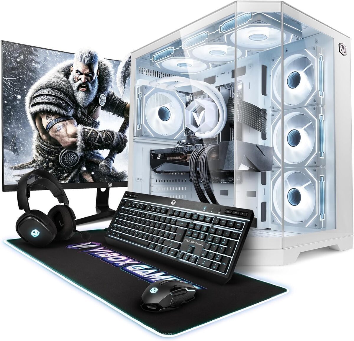 Test du PC gamer vibox ryzen 7 9800X3D avec écran 27" et RTX 5070 Ti