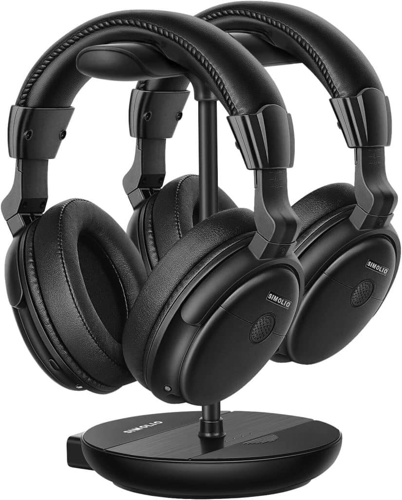 Test du Simolio SM-829D2 : casque TV sans fil pour seniors