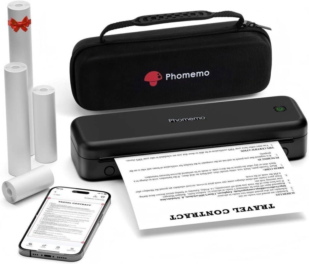 Test : imprimante thermique Phomemo M834 portable