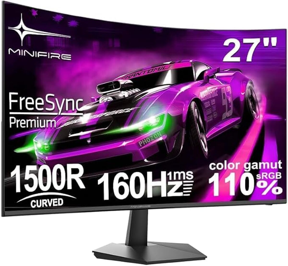 Test Minifire MFG27C1L : écran gamer incurvé 27 pouces, 160Hz